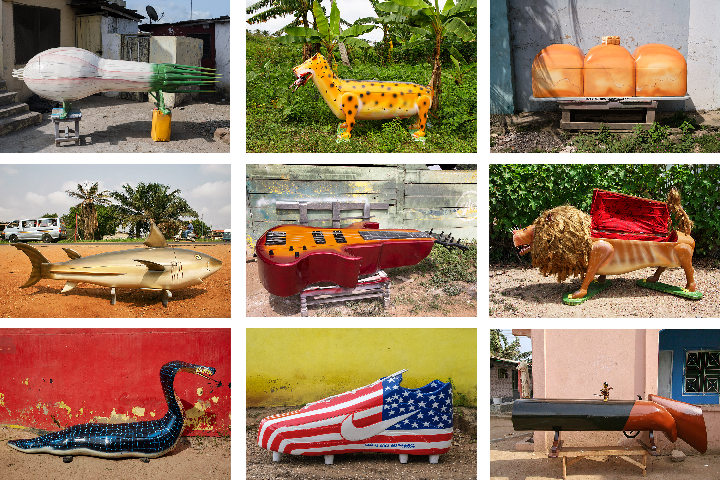 Dalla serie Figurative coffins of Ghana © Regula Tschumi